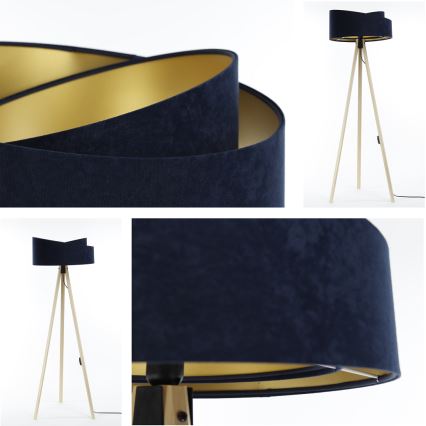 Lampadar GALAXY 1xE27/60W/230V albastru/bej