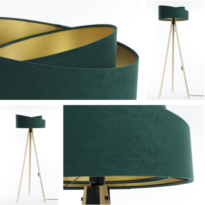 Lampadar GALAXY 1xE27/60W/230V verde/bej