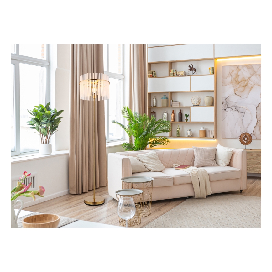 Lampadar Globo 1xE27/60W/230V auriu