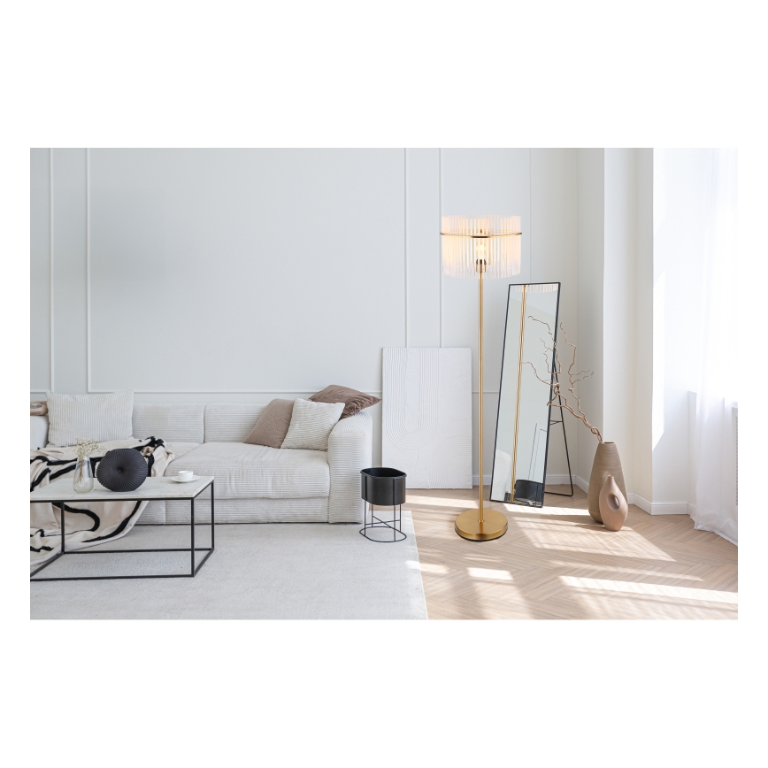 Lampadar Globo 1xE27/60W/230V auriu