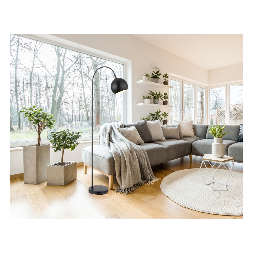 Lampadar Globo 1xE27/60W/230V negru