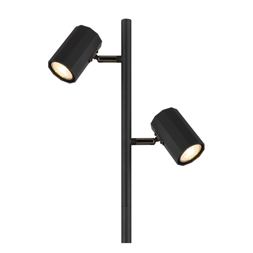 Lampadar Globo 2xGU10/5W/230V negru