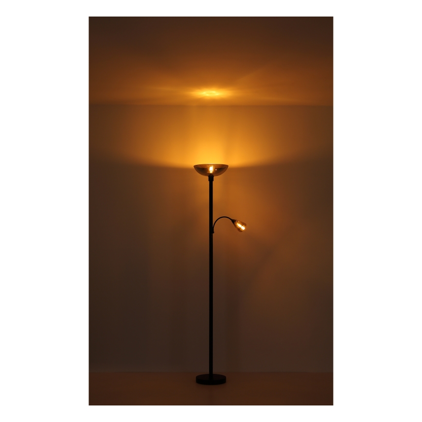 Lampadar 1xE27/60W/230V + Globo 1xE14/40W