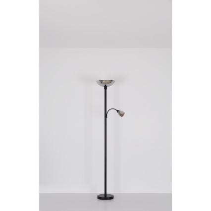 Lampadar 1xE27/60W/230V + Globo 1xE14/40W