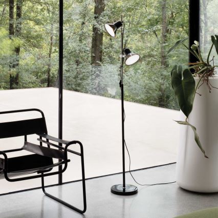 Lampadar Ideal Lux, 2xE27/60W/230V, negru