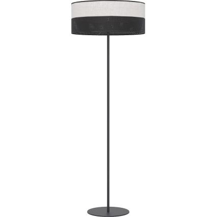 Lampadar KARBON 1xE27/15W/230V negru/gri