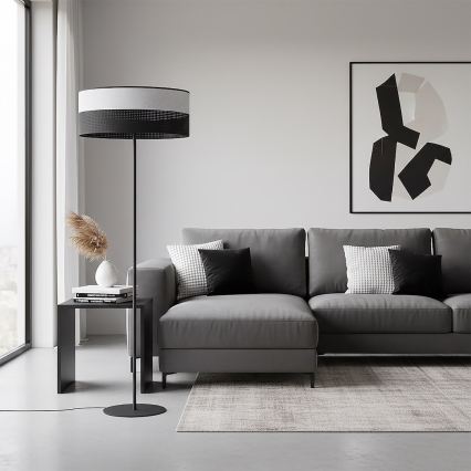 Lampadar KARBON 1xE27/15W/230V negru/gri