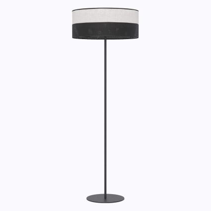Lampadar KARBON 1xE27/15W/230V negru/gri