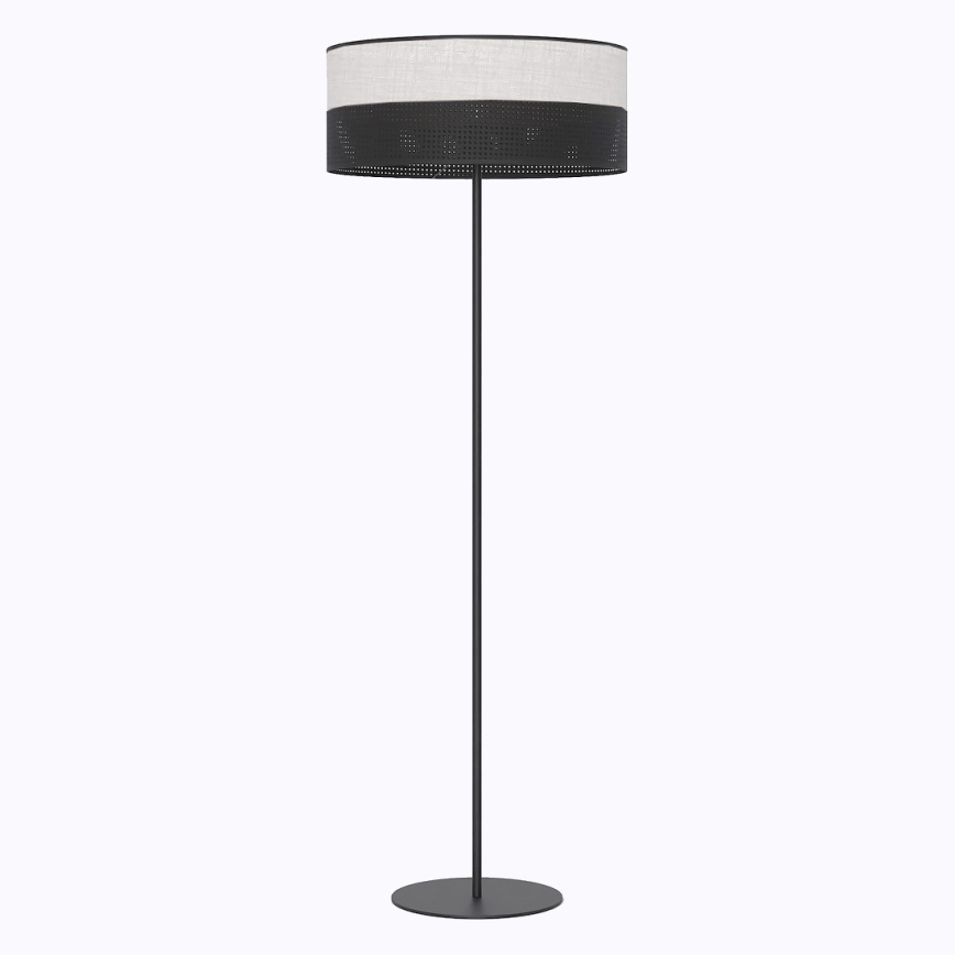 Lampadar KARBON 1xE27/15W/230V negru/gri