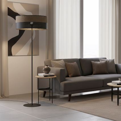 Lampadar KARBON 1xE27/15W/230V negru/maro
