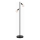 Lampadar LED 2x E27, 7W, 230V, 2000K, negru/auriu