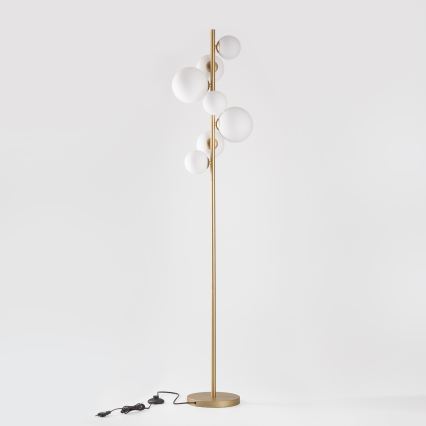 Lampadar LED Brilagi MILLA 7xG9/3W/230V auriu/alb