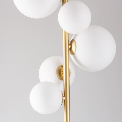 Lampadar LED BRILAGI MILLA 7xG9/3W/230V auriu/alb