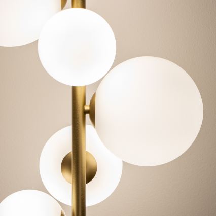 Lampadar LED BRILAGI MILLA 7xG9/3W/230V auriu/alb