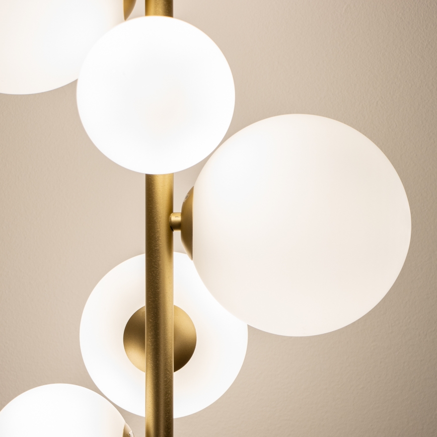 Lampadar LED BRILAGI MILLA 7xG9/3W/230V auriu/alb
