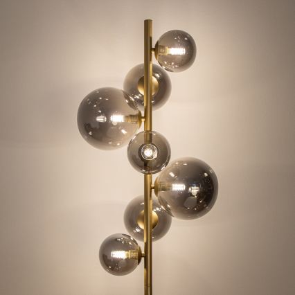 Lampadar LED BRILAGI MILLA 7xG9/3W/230V auriu/fumuriu