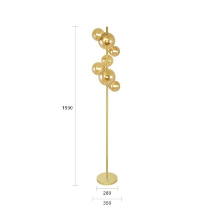 Lampadar LED Brilagi MILLA 7xG9/3W/230V auriu
