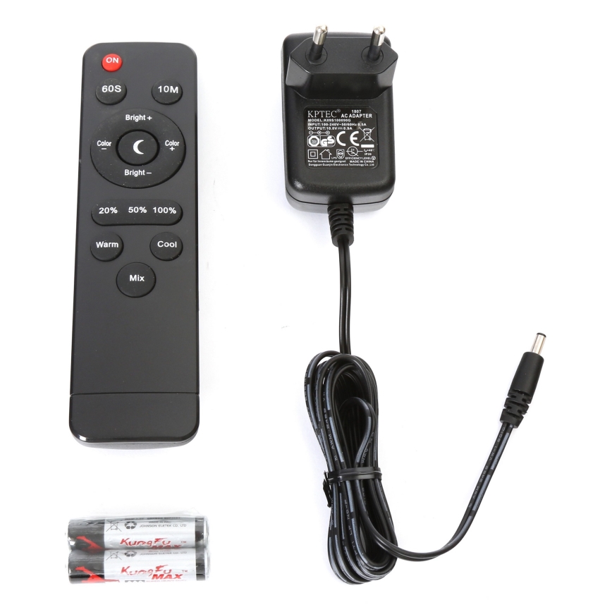 Lampadar LED dimabil LED/9W/24V black + telecomandă