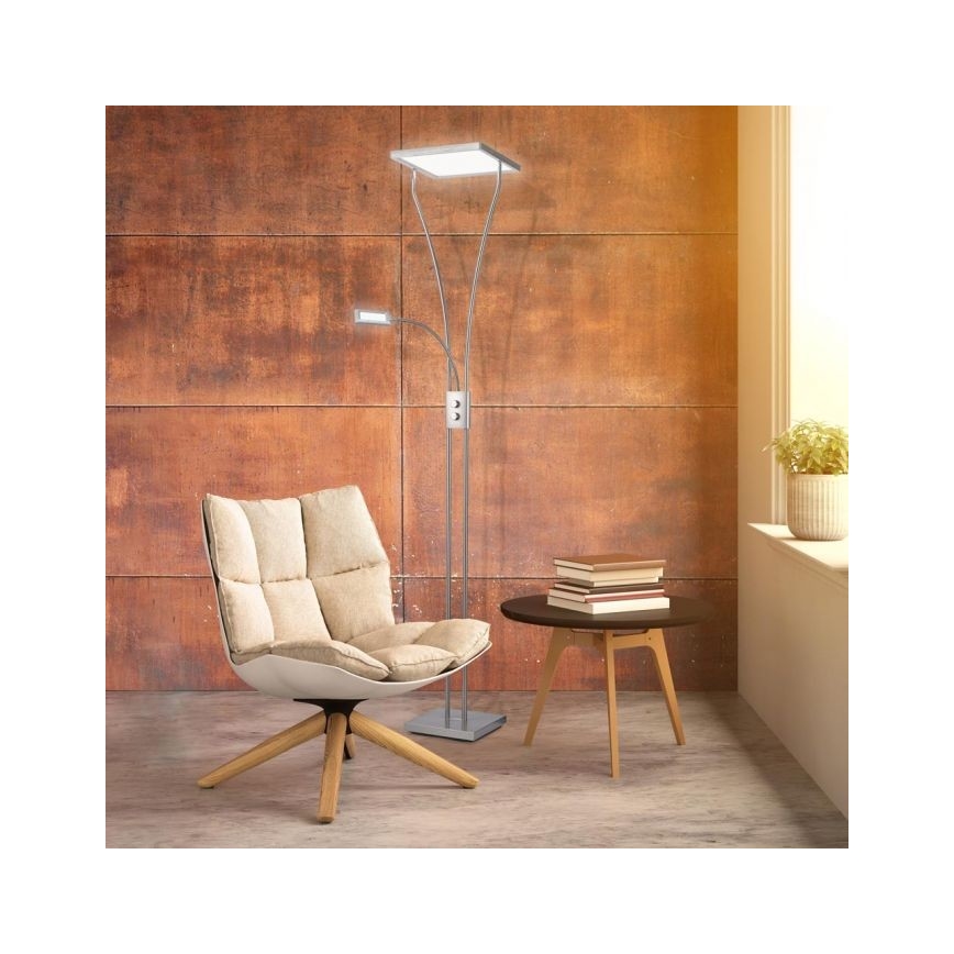 Lampadar LED dimabil MARIAN LED/25W/230V + LED/3,6W Leuchten Direkt 11722-55