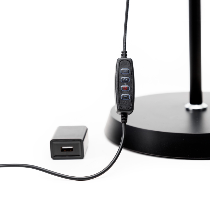 Lampadar LED dimabil SIGNUS LED/10W/230V 3000/4500/6500K negru