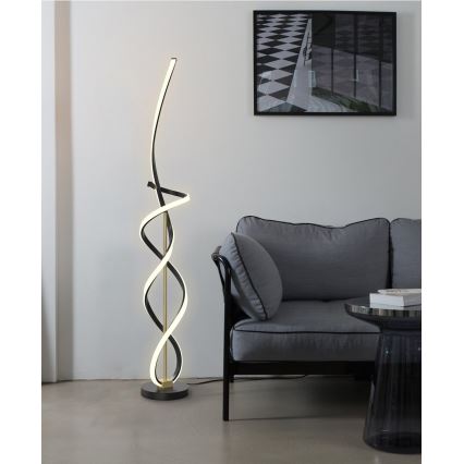 Lampadar LED dimabil Wofi 3134-104 INDIGO LED/31W/230V negru/auriu