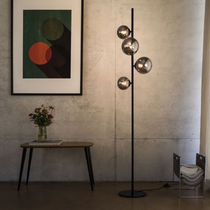 Lampadar LED Ideal Lux PERLAGE 4xG9/3W/230V negru