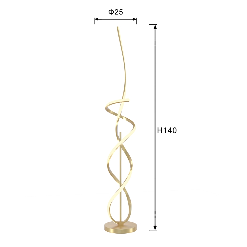 Lampadar LED ONLI KIRA LED/31W/230V 4000K auriu