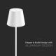 Lampadar LED reîncărcabil dimabil LED/4W/5V 4400 mAh 3000K IP54 alb