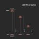 Lampadar LED reîncărcabil dimabil LED/4W/5V 4400 mAh 3000K IP54 maro