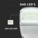 Lampadar LED stradal solar dimabil SAMSUNG CHIP LED/50W/9V 6000K IP65 + telecomandă