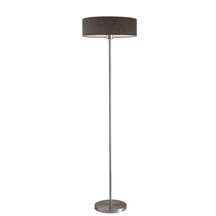 Lampadar LED TUNJA, 1x soclu E27, 20 W, 230 V, Ø 38 cm, crom mat/maro