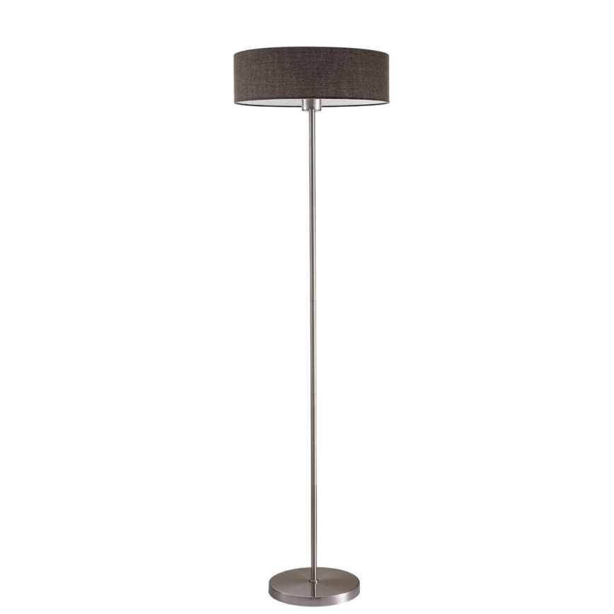 Lampadar LED TUNJA, 1x soclu E27, 20 W, 230 V, Ø 38 cm, crom mat/maro