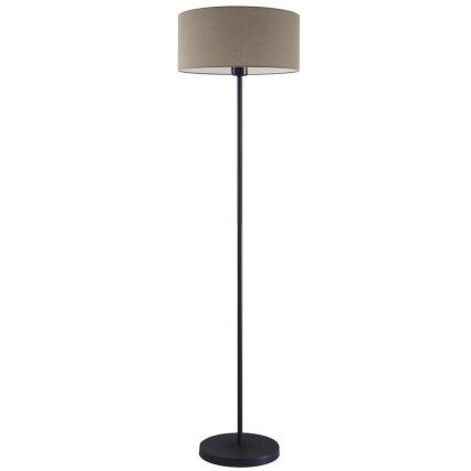 Lampadar LED TUNJA, 1xE27/20W/230V, Ø 38 cm, negru/taupe