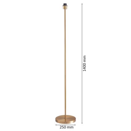 Lampadar LED TUNJA, soclu 1x E27, 20 W, 230 V, diametru 30 cm, auriu/gri