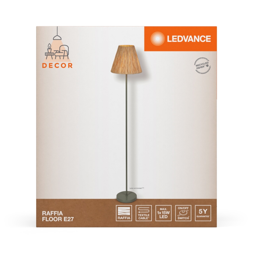 Lampadar Ledvance DECOR RAFFIA 1xE27/15W/230V rafie