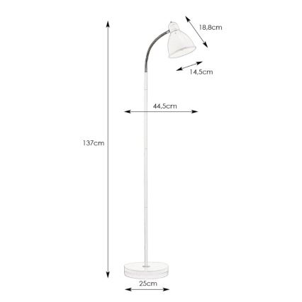 Lampadar Markslöjd 108016 NITTA 1xE27/60W/230V
