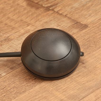 Lampadar MERCURE, 1x E27/15W/230V, negru