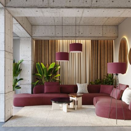 Lampă de podea NEVIA, 1xE27, 15W, 230V, roșie