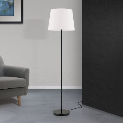 Lampadar LUDWIG 1xE27/40W/230V alb/negru