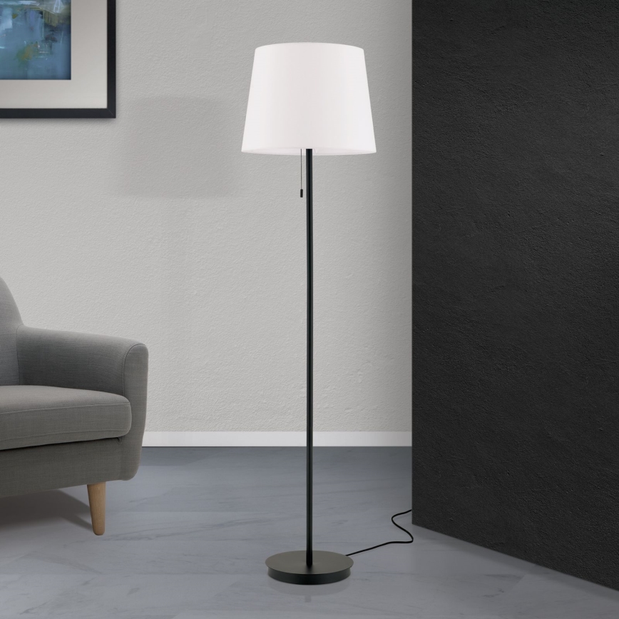 Lampadar LUDWIG 1xE27/40W/230V alb/negru