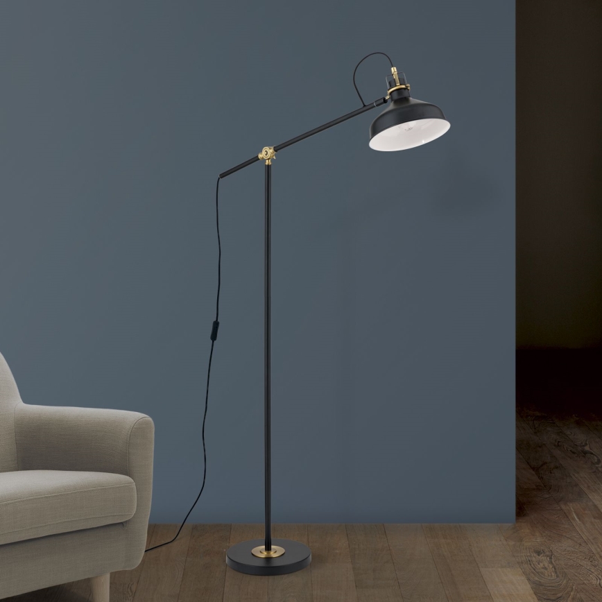 Lampadar SCHILLER 1xE27/40W/230V negru/bronz