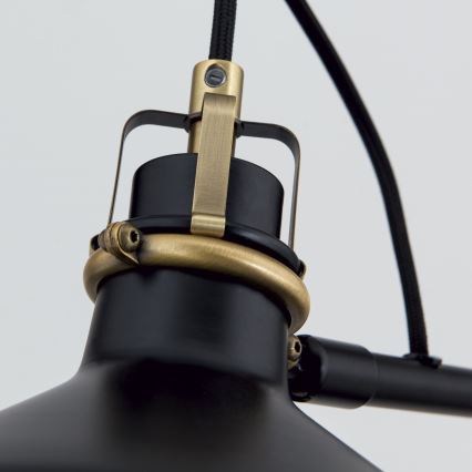 Lampadar SCHILLER 1xE27/40W/230V negru/bronz