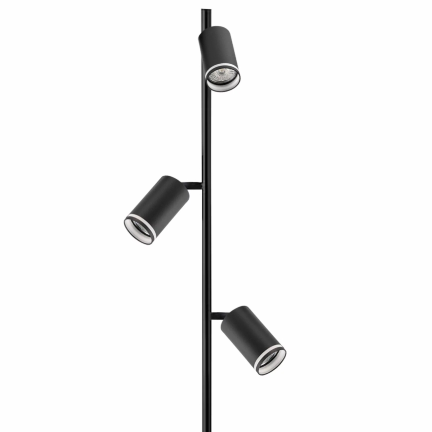 Lampadar PARIS 3xGU10/12W/230V negru