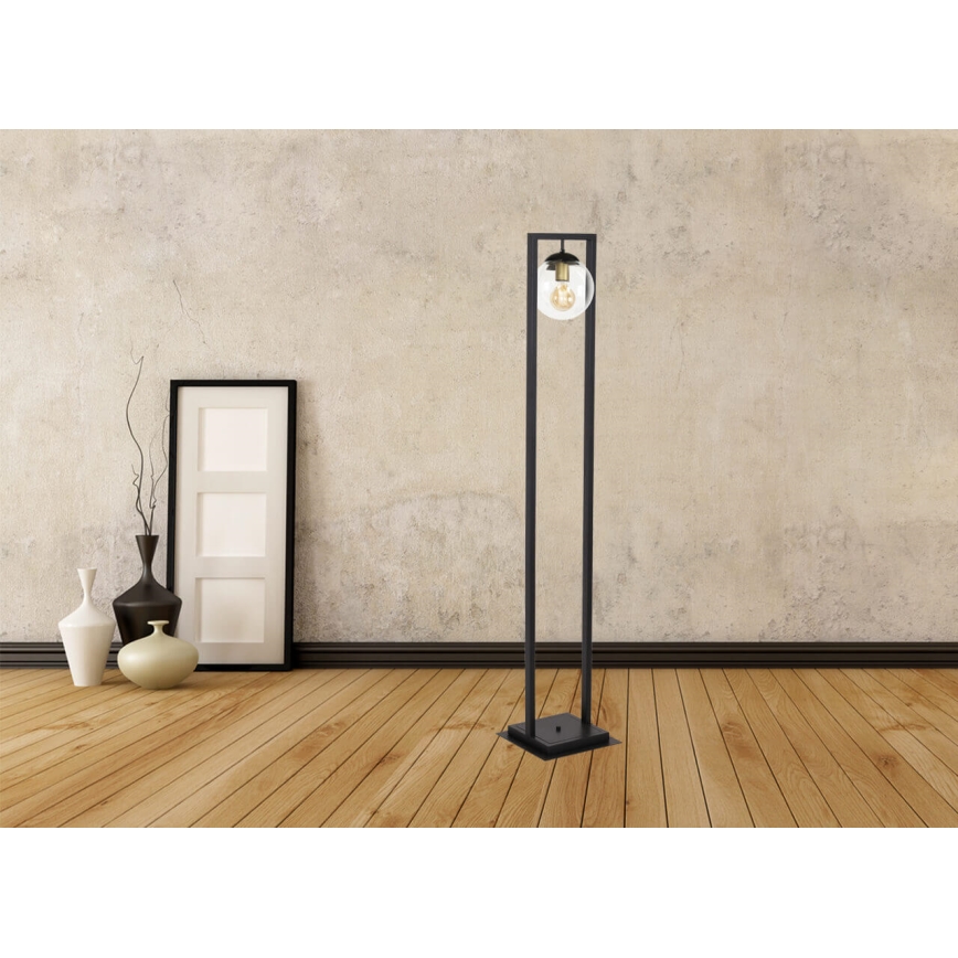 Lampadar 1xE27/7W/230V negru
