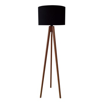 Lampadar ROLLER 1xE27/60W/230V negru stejar