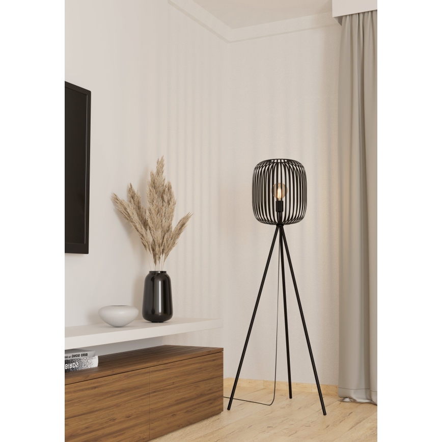 Lampadar 1xE27/40W/230V negru Eglo