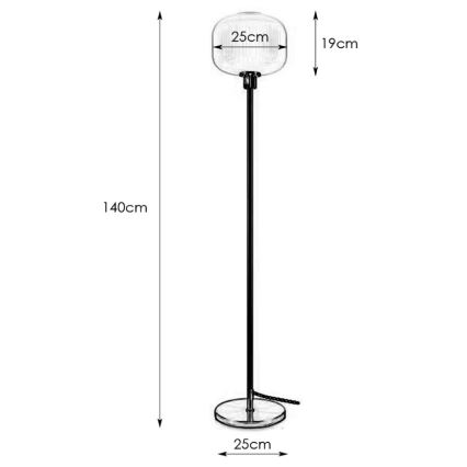 Lampadar SOBER 1xE27/40W/230V alamă Markslöjd 108054