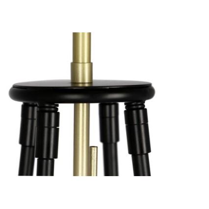 Lampadar TEGOLA 1xE27/60W/230V negru/auriu