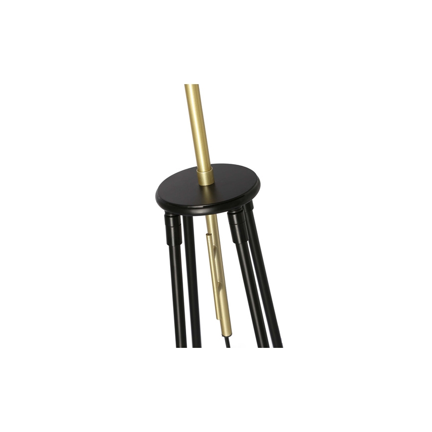 Lampadar TEGOLA 1xE27/60W/230V negru/auriu