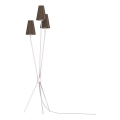 Lampadar TREFOT 3xE14/15W/230V maro/crem